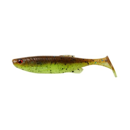 Savage Gear Gumová nástraha Fat Minnow T-Tail Bulk Chartreuse Pumpkin - 7