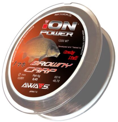 AWAS Vlasec Ion Power Browny Carp 1200m Nosnost: 15