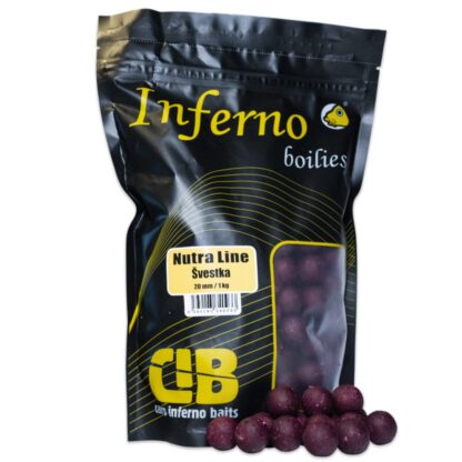 Carp Inferno Boilies Nutra Line Švestka - 20mm 1kg