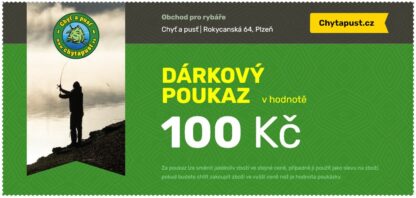 Chyť a pusť Dárkový poukaz 100 Kč - Tištěný