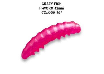 Crazy Fish Gumová Nástraha MF H Worm 101 Sýr Počet kusů: 10ks