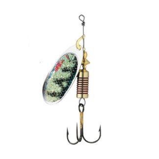 DAM Třpytka Nature 3D Spinner Sinking Perch - vel.5 12g