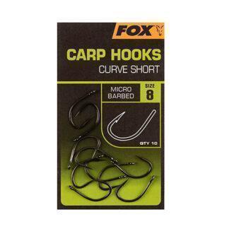 Fox Háčky Carp Hooks Curve Shank Short 10ks Velikost háčku: #8