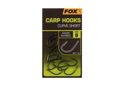 Fox Háčky Carp Hooks Curve Shank Short 10ks Velikost háčku: #8