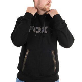 Fox Mikina Black/Camo Hoody - XXXL