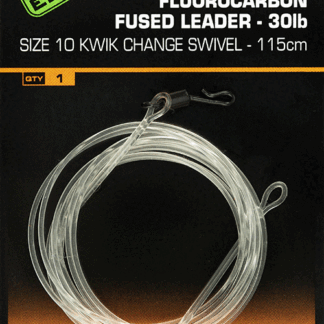 Fox Návazec Fluorocarbon Fused leader Varianta: Fox Návazec Kwik Change Swivel 115cm - vel.10