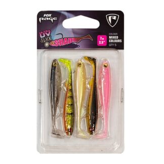 Fox Rage Gumová Nástraha Slick Shad Mixed Colour 5ks - 9cm