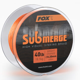 Fox Šňůra Submerge High Visual Orange Sinking Braid Délka: 600m