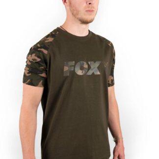 Fox Triko Camo/Khaki Chest Print T-Shirt - XXXL