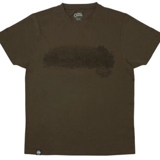 Fox Triko Chunk Dark Khaki Scenic T-shirt - XL