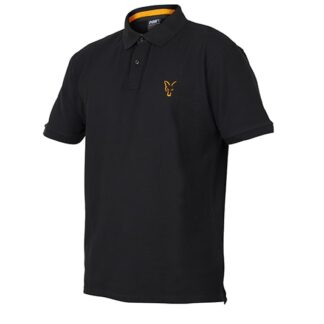 Fox Triko Collection Orange & Black Polo Shirt - S