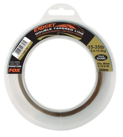 Fox Vlasec Exocet Double Tapered Trans Khaki 300m - 0.33mm - 0.50mm