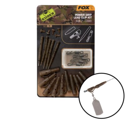 Fox Závěs na olovo Edges Camo Power Grip Lead Clip Kit vel.7 5ks