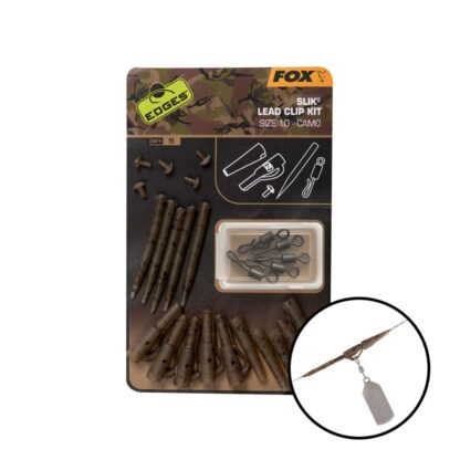 Fox Závěs na olovo Edges Camo Slik Lead Clip Kit vel.10 5ks