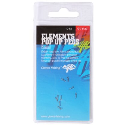 Giants Fishing Kolíček s očkem Elements Pop Up Pegs 10ks - 5mm