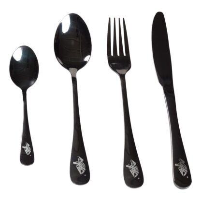 Giants Fishing Sada příborů černý nerez Cutlery SS 410 ( 4pc - set )