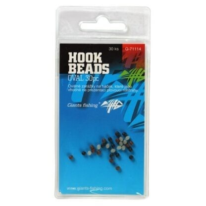 Giants Fishing Zarážka na háček Hook Beads Oval 30ks