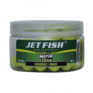 Jet Fish Boilie Natur Line POP UP Kukuřice Průměr: 16mm