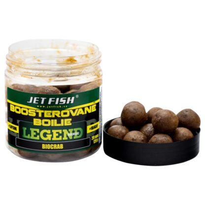 Jet Fish Boosterované Boilie Legend Range BioCrab 250ml Průměr: 20mm