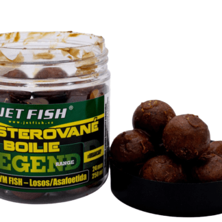 Jet Fish Boosterované Boilie Legend Range BioEnzym Fish + Losos 250ml Průměr: 20mm