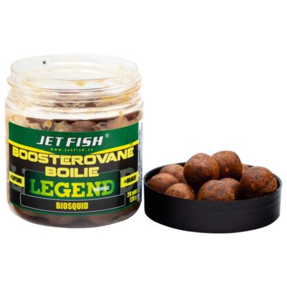 Jet Fish Boosterované Boilie Legend Range BioSquid 250ml Průměr: 20mm