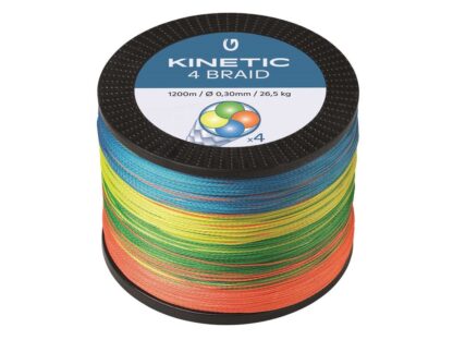 Kinetic Šňůra 4 Braid Multi Colour 1200m - 0