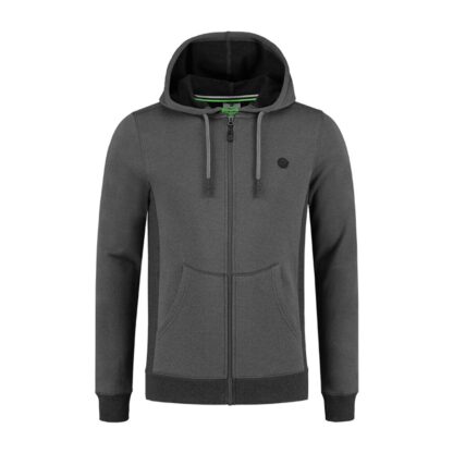 Korda Mikina LE Charcoal Zip Hoodie - XL