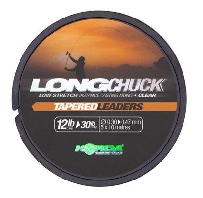 Korda Šokový Vlasec LongChuck Tapered Leaders Clear 5x10 m Varianta: Průměr 0