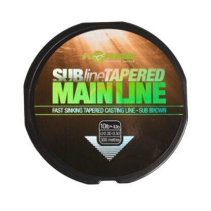 Korda Ujímaný vlasec Subline Tapered Mainline 0