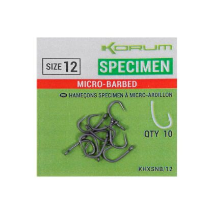 Korum Háčky Xpert Specimen Hooks 10ks - vel. 8