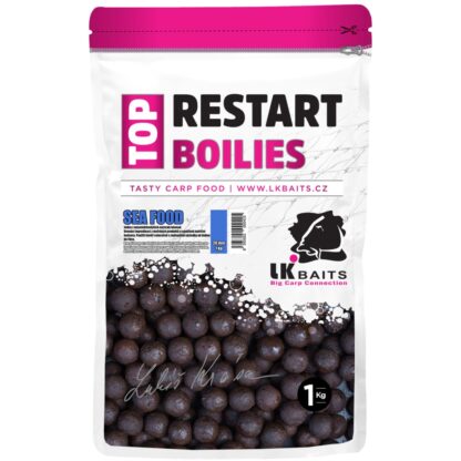 LK Baits Boilie Top ReStart Boilies Sea Food 18mm 250g