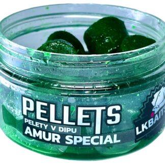 LK Baits Pelety v dipu Amur Special 60g - 17mm