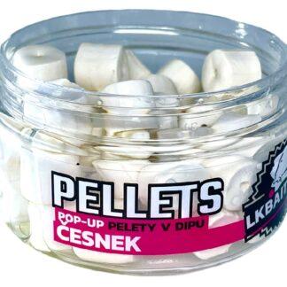 LK Baits Pop-up Pelety v dipu Česnek 40g - 12mm