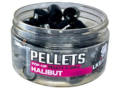 LK Baits Pop-up Pelety v dipu Halibut 40g - 12mm