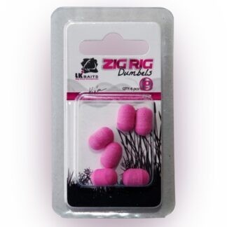 LK Baits ZIG RIG Dumbels Pop–Up 10 mm Varianta: PINK