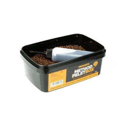 Mikbaits Method pelet box 400g + 120ml Activator - Půlnoční Pomeranč