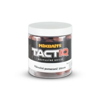 Mikbaits Rozpustné boilie TactiQ Půlnoční pomeranč 250ml - 20mm