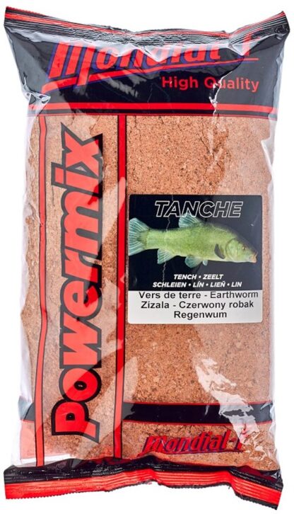 Mondial F Krmítková směs Powermix Tench 1kg - Žížala