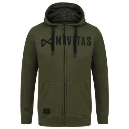 Navitas Mikina Core Zip Hoody Green - XXL