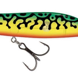 Salmo Wobler Rattlin Stick Floating 11cm Barva: Green Tiger