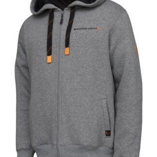 Savage Gear Classic Zip Hoodie Grey Melange - XXL