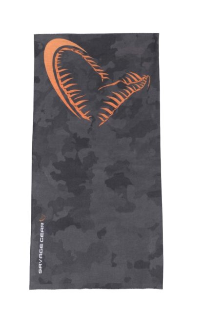 Savage Gear Multifunkční pokrývka hlavy Black Savage Tec-Tube W/Fleece