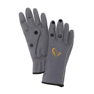 Savage Gear Rukavice Softshell Glove Grey - XL