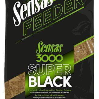 Sensas Krmení 3000 Feeder 1kg Příchuť: Super Black