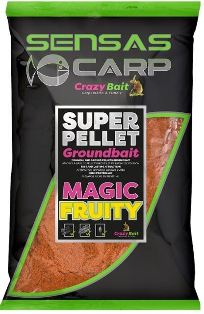 Sensas Krmení Crazy 1kg Příchuť: Magic Fruity