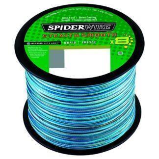 SpiderWire Pletená Šnůra Stealth Smooth 8 x8 PE Braid Blue Camo Nosnost: 38