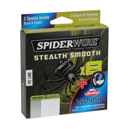 Spiderwire Splétaná Šňůra Stlth Smooth8 Moos Green 150m Nosnost: 11