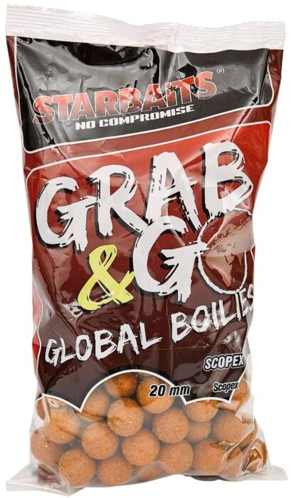 Starbaits Boilie Grab & Go Global Boilies Scopex 20mm Hmotnost: 1kg