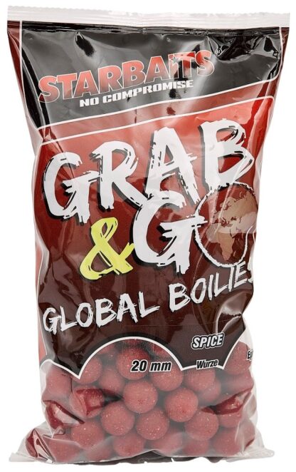 Starbaits Boilie Grab & Go Global Boilies Spice 20 mm Hmotnost: 2