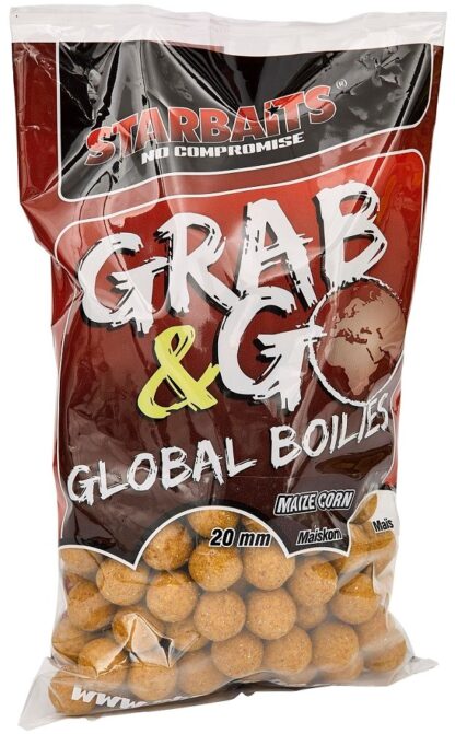 Starbaits Boilie Grab & Go Global Boilies Sweet Corn 20mm Hmotnost: 2